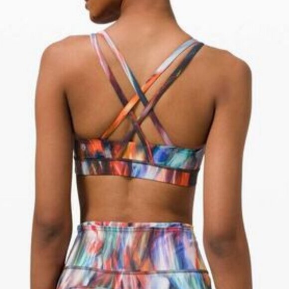 Lululemon Energy Bra Luxtreme B–D Cup In Chroma Fusion Multi Size 6 - Picture 3 of 7